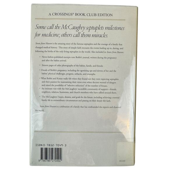 Seven from Heaven by Kenny & Bobbi McCaughey (Hardcover) - Picture 2 of 10